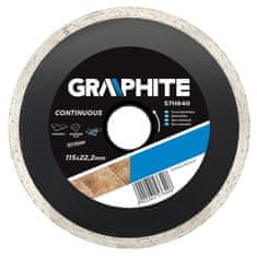 Graphite Diamantni disk 115 x 22,2 mm, poln