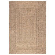 Vidaxl Preproga ZIZUR 160x230 cm videz jute notranja in zunanja