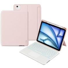 Tech-protect SC Mag Pen etui z tipkovnico za iPad Air 10.9'' 4-5gen 2020-2022 / 11'' 6gen 2024, roza