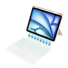 Tech-protect SC Mag Pen etui z tipkovnico za iPad Air 10.9'' 4-5gen 2020-2022 / 11'' 6gen 2024, roza