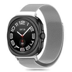 Tech-protect Milanese pašček za Samsung Galaxy Watch Ultra (47 mm), silver