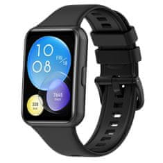 BStrap Silicone pašček za Huawei Watch Fit 2, black