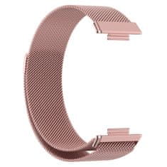 BStrap Milanese pašček za Huawei Watch Fit 2, pink