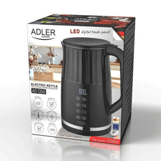 Adler Grelnik vode AD 1350, 2200W, 1.7L, LED, črn