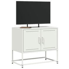 Vidaxl TV omarica bela 68,5x39x60,5 cm jeklo