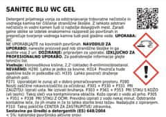 Sanitec Wc račka Blu Power WC Gel / 700ml / za odstranjevanje oblog