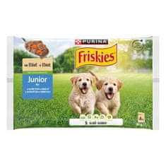 Friskies JUNIOR Multipack piščanec in korenček 4x85g