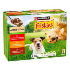 Friskies ADULT Multipack govedina+piščanec+jagnjetina 12x85g