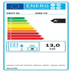 Prity Peč na drva Prity PM3 TV