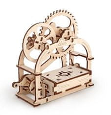 UGEARS 3D lesena mehanska sestavljanka Business Card Box