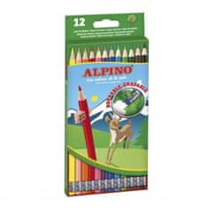 WOWO ALPINO barvice z radirko - set 12 barv