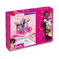 Maped Barbie darilni set za barvanje, 35 kos