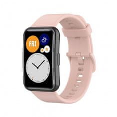 BStrap Silicone pašček za Huawei Watch Fit, sand pink