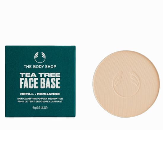 The Body Shop Polnilo za Tea Tree Face Base kompaktni puder (Skin Clarifying Powder Foundation Refill) 9 g