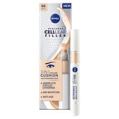 Nivea Tonirna krema za oči v gobici 3 v 1 Hyaluron Cellular Filler (3 in 1 Eye Care Concealer) 4 ml (Odtenek 02 Medium)