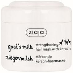 Ziaja Maska za suhe in matirane lase s keratinskim Goat`s Milk 200 ml