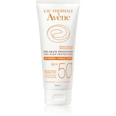 Avéne Zaščitno mineralno mleko za intoleranco in alergijsko kožo SPF 50+ (Very High Protection Mineral Lot