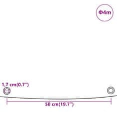 Vidaxl Ponjava bela Ø 4 m 650 g/m²