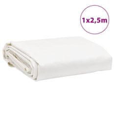 Vidaxl Ponjava bela 1x2,5 m 650 g/m²