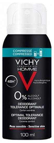 Vichy Deodorant v spreju Homme (Optimal Tolerance Deodorant) 100 ml