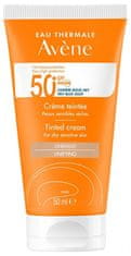 Avéne Obarvana krema za sončenje za suho in občutljivo kožo SPF 50+ (Tinted Cream) 50 ml