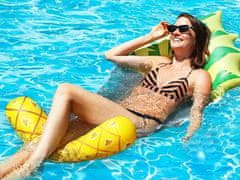 Toys Napihljiva vzmetnica Hammock vodna mreža, model ananasa za bazen in plažo SP0760