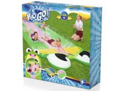 Toys Bestway trojni tobogan H2O GO! 4,88m žabica 52389