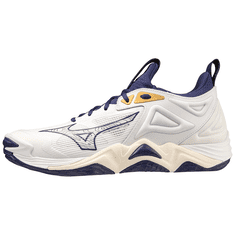 Mizuno Wave Momentum 3 Moški copati za odbojko, beli, vel 38