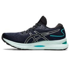 Asics Gel Nimbus 24 W Ženski tekaški copati, mornarsko/zeleni, vel 38