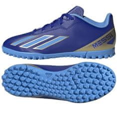 Adidas X CRAZYFAST Club Messi JR TF Otroški nogometni čevlji/trava, modri, vel. 36 2/3