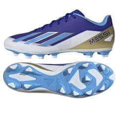 Adidas X CRAZYFAST Club Messi FxG moški nogometni čevlji, belo/modri, veliki 42 2/3