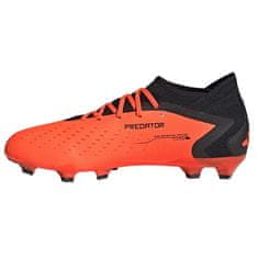 Adidas Predator Accuracy.3 FG Moški nogometni čevlji črno/oranžni vel 39 1/3