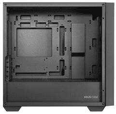 ASUS ASUS A21 računalniško ohišje, Micro-ATX, kaljeno steklo, črno (90DC00H0-B09010)