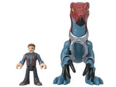 Toys Komplet Jurski svet Imaginext figure Therizinosaurus + Owen ZA5096