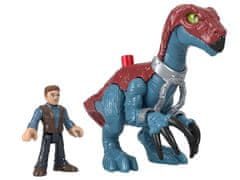 Toys Komplet Jurski svet Imaginext figure Therizinosaurus + Owen ZA5096