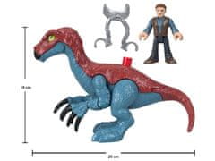 Toys Komplet Jurski svet Imaginext figure Therizinosaurus + Owen ZA5096