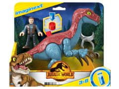 Toys Komplet Jurski svet Imaginext figure Therizinosaurus + Owen ZA5096