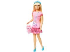 Toys Moja prva Barbie Moja prva lutka Barbie gibljive okončine + kitty HLL19 ZA5081