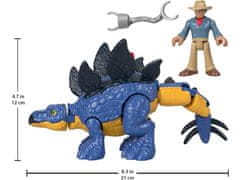 Toys Komplet Jurski svet Imaginext figure Stegozaver + Dr. Grant ZA5097