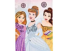 Toys Disneyjeve princese Ustvarjalna škatla za lepljenje z bleščicami ZA5130