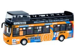 Toys Kovinska dvonadstropna odpiralna vrata AUTOBUS ZA2094 ZO