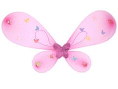 Toys Svetlo roza bleščeče Little Fairy Wings Butterfly Ball Costume ZA4805 JR