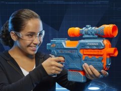 Toys Nerf Elite 2.0 Phoenix avtomatska pištola + namerilnik + komplet nabojev ZA5184