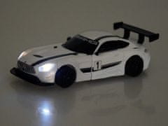 Toys RASTAR Mercedes GT3 AMG Robotski avto Transformacija svetlobni zvok ZA5135