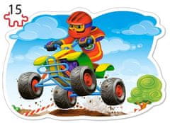 Toys Uganka 4v1 8,12,15,20-delna Ride for Fun