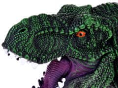 Toys Dinozaver T-REX gumijasta rokavica ročna lutka dinozavrova glava ZA4757