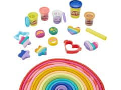 Toys Hasbro Play-Doh bleščeče testo 21 barv + modelčki ZA5120