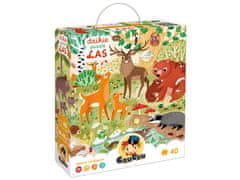 Toys CzuCzu Wild Forest puzzle 40 el. ZA4854