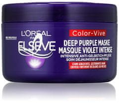 Loreal Paris Deep purple maska za nevtralizacijo rumenih odtenkov v laseh Elseve Color-Vive (Deep Purple Mask) 25