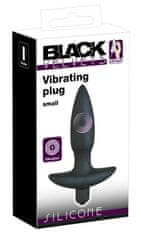 Black Velvets Silikonski analni čep s 5 stopnjami vibracij 13 cm Black Velvets